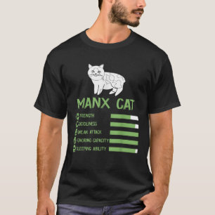 Manx Cat Shirt Niedlich Manx Cat T Shirt