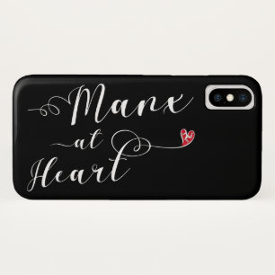 Manx im Heart Mobile Phone Case