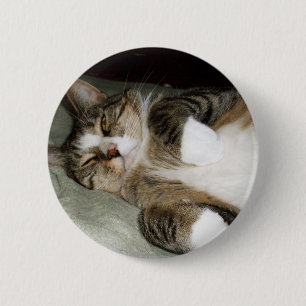 Manx-Katze Schlafknopf Button