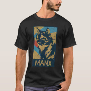 Manx-Katzenrasse ohne Schwanz Züchter T-Shirt
