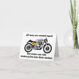 Manx Norton "Old biker" Motorrad Karte