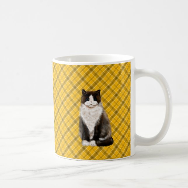 Manxkatze BiCol Kaffeetasse (Rechts)