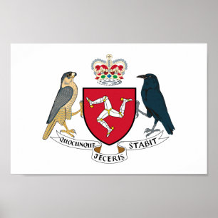 Manxwappen Poster