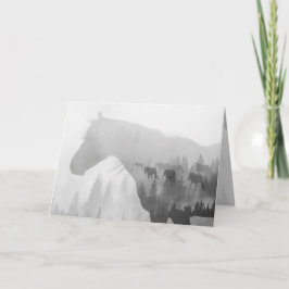 "Many In" - Grußkarte Karte