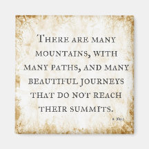 "Many Mountains and Many Paths" - inspirierendes Z