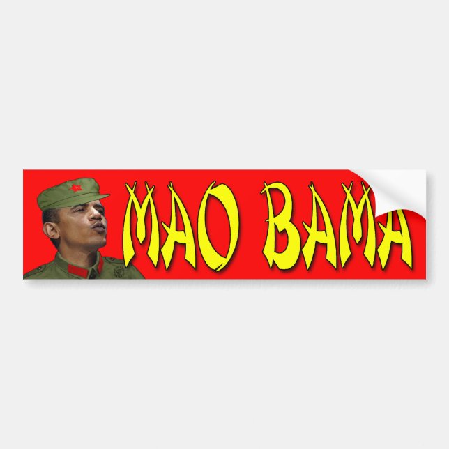 Mao Bama (Bild) Autoaufkleber (Vorne)