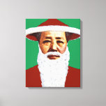 Mao Merry Christmas Chinese Pop Art Santa Claus Leinwanddruck<br><div class="desc">Mao Merry Christmas Chinese Pop Art Santa Claus</div>