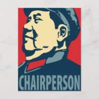 Mao Tse-Tung - Vorsitzender: OHP Postkarte