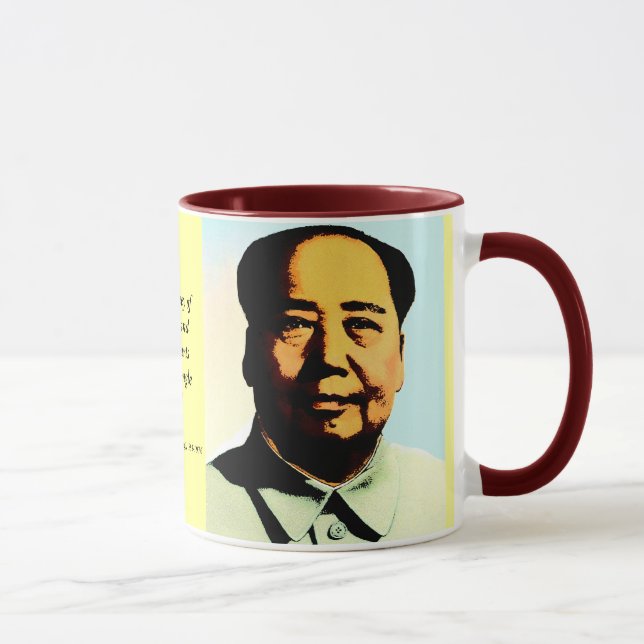 Mao-Zitat-Geschenk-Tasse Tasse (Rechts)