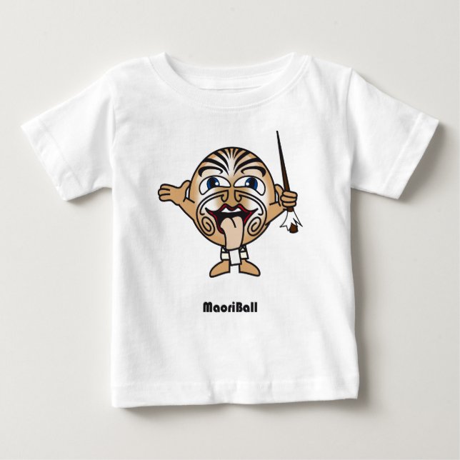 Maori- Ball Baby T-shirt (Vorderseite)