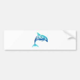 Maori Dolphin Polynesischer Stamm Tattoo Gift Autoaufkleber