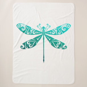 Maori Dragonfly Polynesischer Stamm Tattoo Geschen Sherpadecke