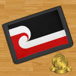 Maori Fahne & Zealand Mode, Rugby/sports Trifold Geldbörse<br><div class="desc">WALLETS: Maori & Maori Fahne - Ethno-Symbol & Nationale Maori-Flagge Neuseelands (Tino Rangatiratanga) - Liebe mein Land Reisen,  Urlaub,  Mode-Patrioten / Sportfans</div>