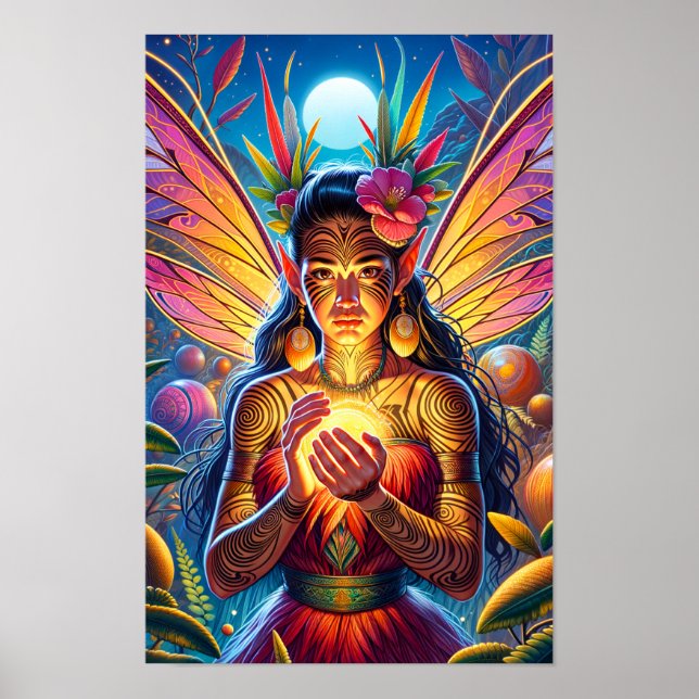 Māori Fairy Poster (Vorne)