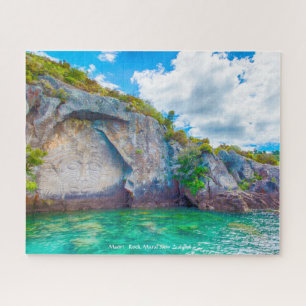 Maori-Fels-Wandbild Neuseeland