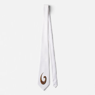 Maori Fish Hook - Rost Krawatte