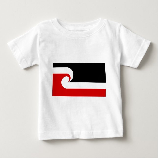 Maori Flag Baby T-shirt (Vorderseite)