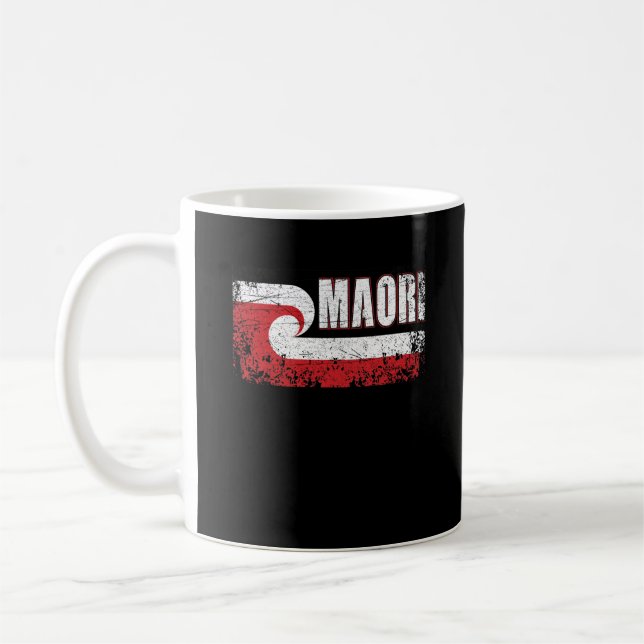 Maori Flag Neuseeland Flag Kaffeetasse (Links)