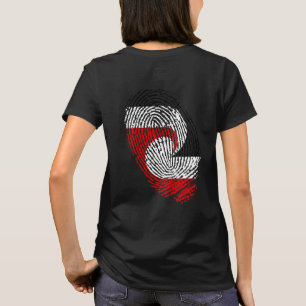 Maori-Flagge Fingerabdrücke T-Shirt