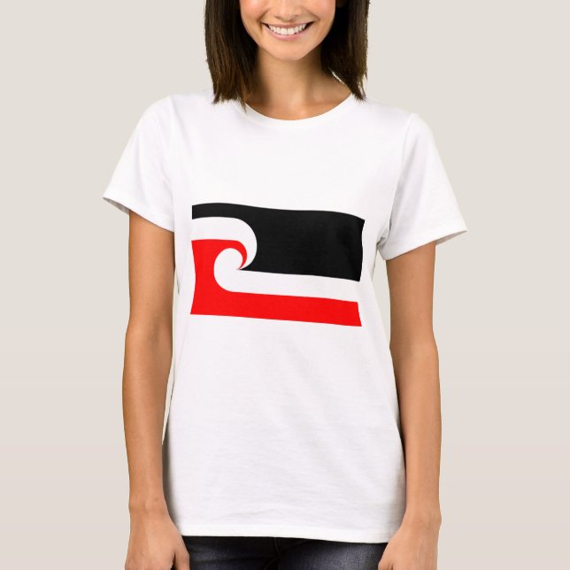 Maori- Flagge T-Shirt (Vorderseite)
