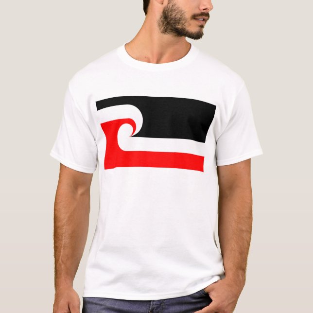 Maori- Flagge T-Shirt (Vorderseite)