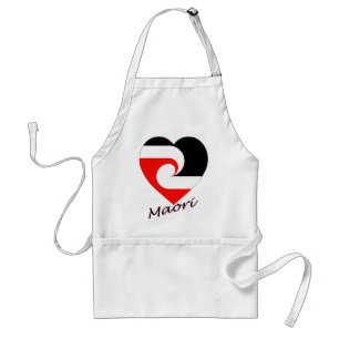 Maori- Flaggen-Herz Schürze
