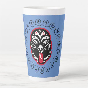 Maori Haka   Neuseeland   Einheimische Kunst   Dek Milchtasse