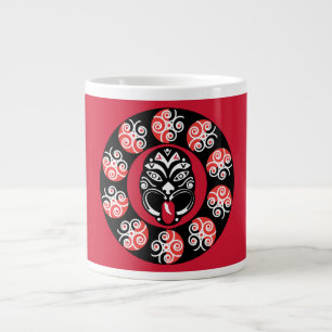Maori Haka   Neuseeland   Nationale Kunst   Dekort Jumbo-Tasse
