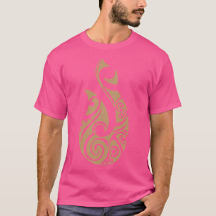 Maori Hei Matau Fishaken Tattoo Geschenk Idee T-Shirt
