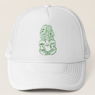 Maori- Hei-Tiki Skizze-Hut Truckerkappe