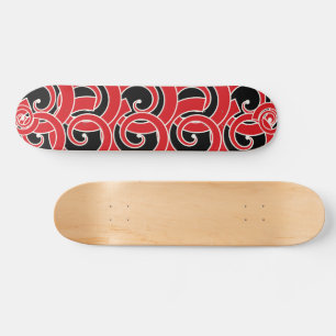 Maori-Inspirierte Spirale Skateboard