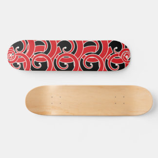 Maori-Inspirierte Spirale Skateboard