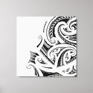 Maori- Kirituhi Tätowierungskunst Leinwanddruck