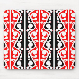 Maori Kowhaiwhai Tribal Pattern Mousepad