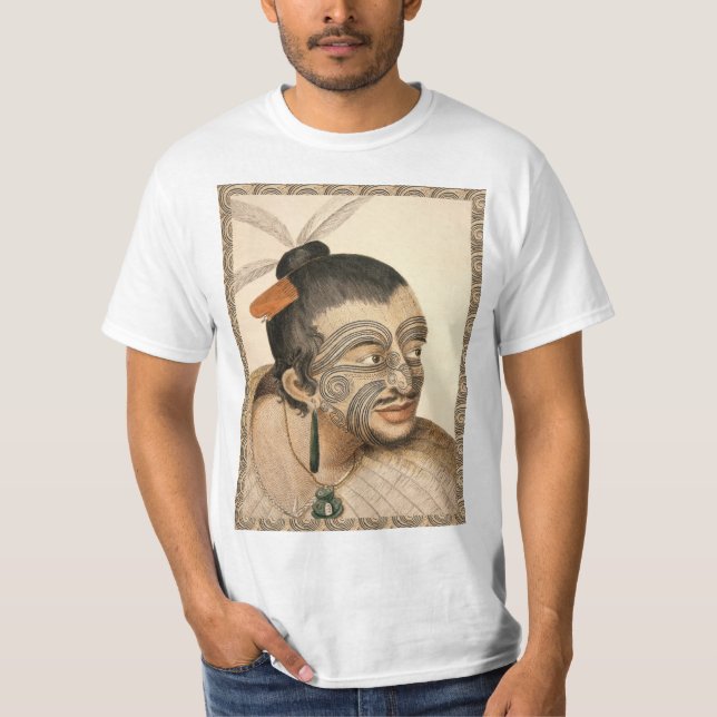 Maori-Krieger T-Shirt (Vorderseite)