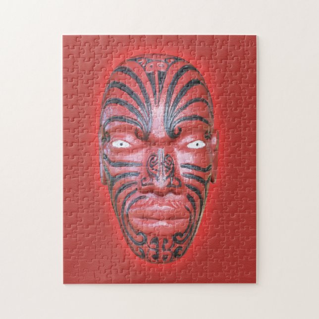 Maori- Kriegs-Kanu-Repräsentationsfigur (Vertikal)