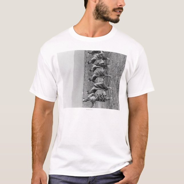 Maori- Kriegstanz-Fotografie T-Shirt (Vorderseite)