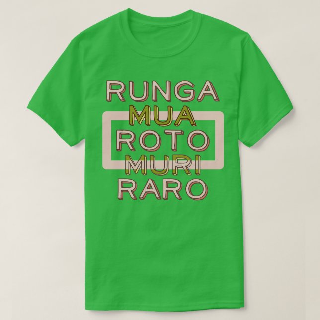 Maori Language Te Reo T-Shirt (Design vorne)