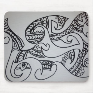Maori-Motiv-Design Mousepad