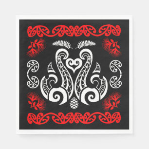 Māori Neuseeland-Kunst Serviette