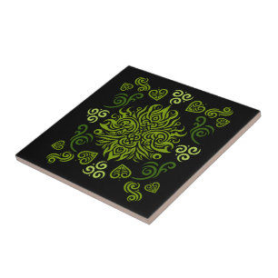 Māori New Zealand Art Fliese