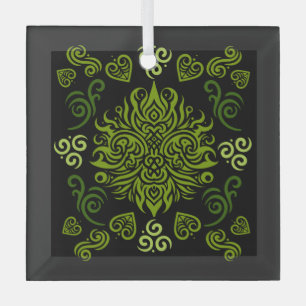 Māori New Zealand Art Ornament Aus Glas