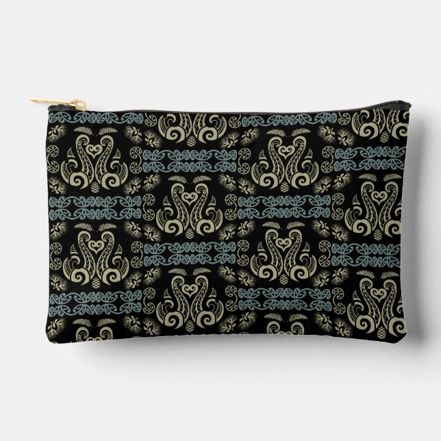 Māori New Zealand Art Zubehörtasche (Vorderseite)