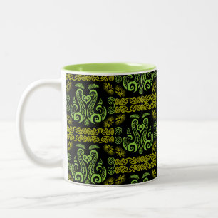 Māori New Zealand Art Zweifarbige Tasse