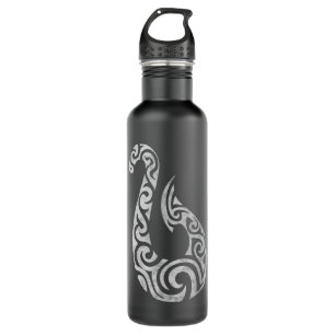 Maori New Zealand Polynesischer Fischhaken Geschen Edelstahlflasche