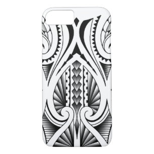 Maori-/polynesisches Stammes- Tätowierungsmuster Case-Mate iPhone Hülle