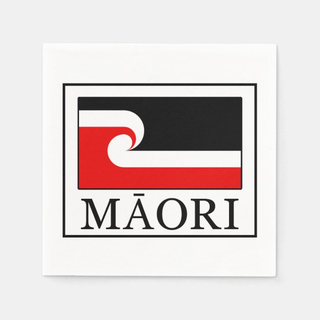 Maori Serviette (Vorderseite)