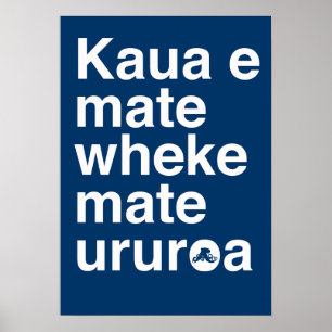 Maori- Sprichwort Poster