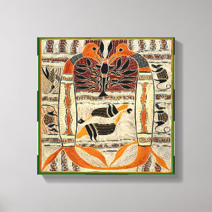 Maori-Stammesfolklore Leinwanddruck