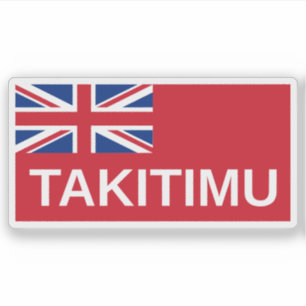 Māori (Takitimu) Flag, Neuseeland Aufkleber
